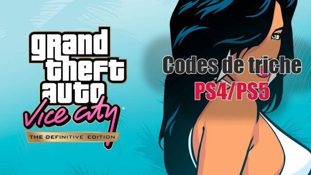 GTA Vice City: Códigos de trapaça, truques e códigos de trapaça para PS5 e PS4