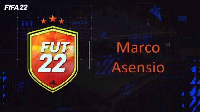 Soluzione FIFA 22, DCE FUT Marco Asensio