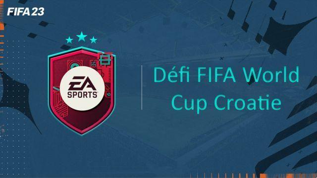 FIFA 23, DCE FUT Passo a passo Desafio da Copa do Mundo da FIFA Croácia