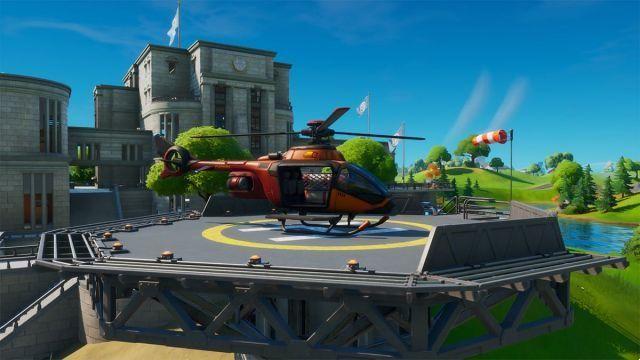 Where are the Fortnite Season 12 Helicopters?