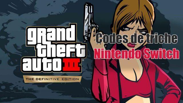 GTA 3: Nintendo Switch cheat codes, tips and cheat code
