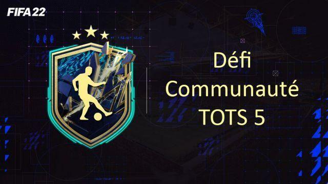FIFA 22, DCE FUT TOTS 5 Solución del desafío de la comunidad