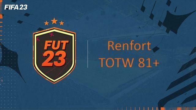 FIFA 23, rinforzo soluzione DCE FUT TOTW 81+