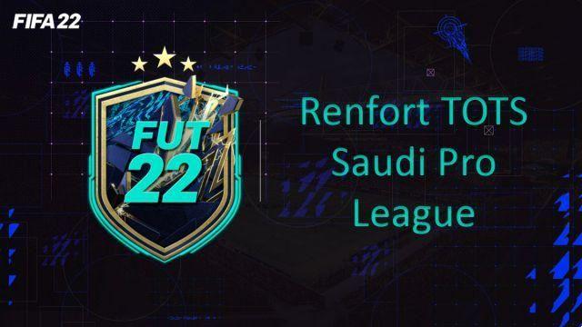 FIFA 22, solução de reforço DCE FUT TOTS Saudi Pro League