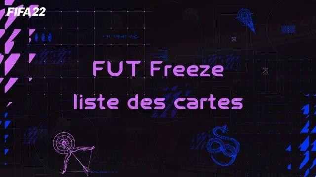 FIFA 22, data e lista de jogadores do FUT Freeze