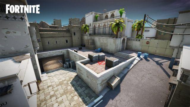 Fortnite: How to play on Dust 2?