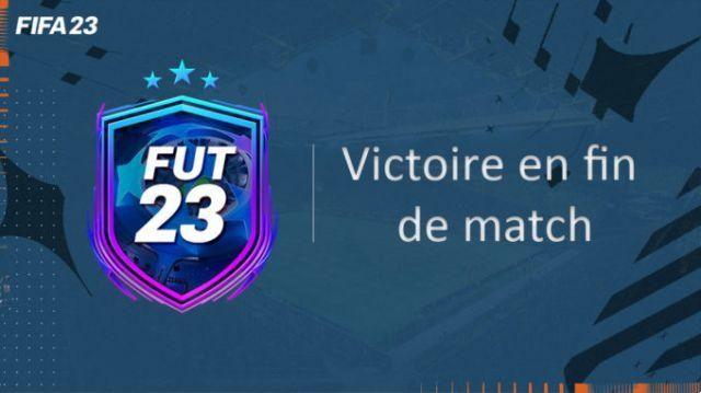 FIFA 23, DCE FUT Solution Victoire and fin de match