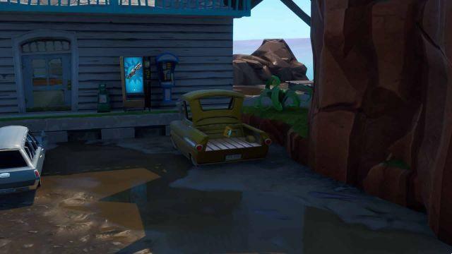 Fortnite: Collect Visitor recordings on a flying island and Retail Row, Ultimate Effort season 10 challenge