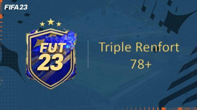 FIFA 23, DCE FUT Solución de refuerzo triple 78+
