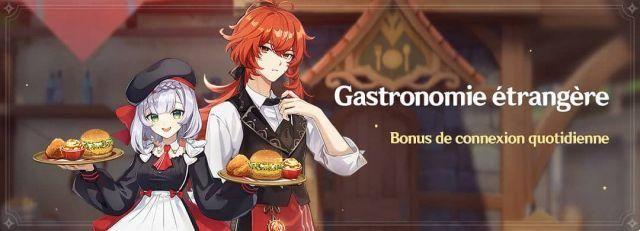 Genshin Impact: Foreign Food, Date and Event Info