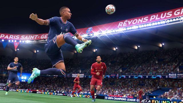 FIFA 22, old-gen version on PC, no Hypermotion technology