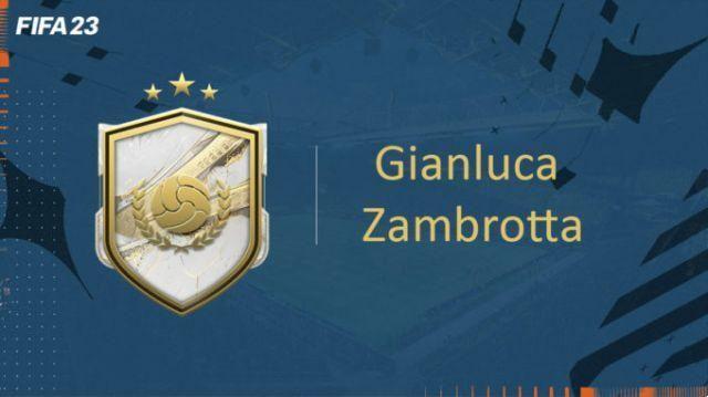 FIFA 23, solución DCE FUT Gianluca Zambrotta