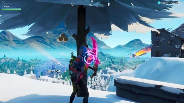 Fortnite: Hit a weak spot while collecting, In the Thousand season 10 challenge