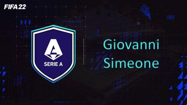 FIFA 22, DCE Solución FUT Giovanni Simeone