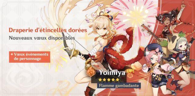 Yoimiya, información y fecha de lanzamiento en Genshin Impact