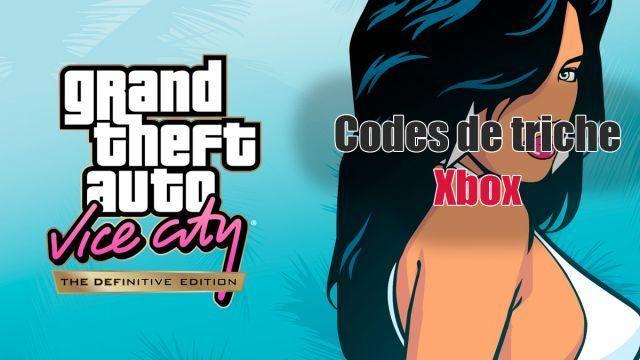 GTA Vice City : Codes de triche Xbox Series et Xbox One, astuces et cheat code
