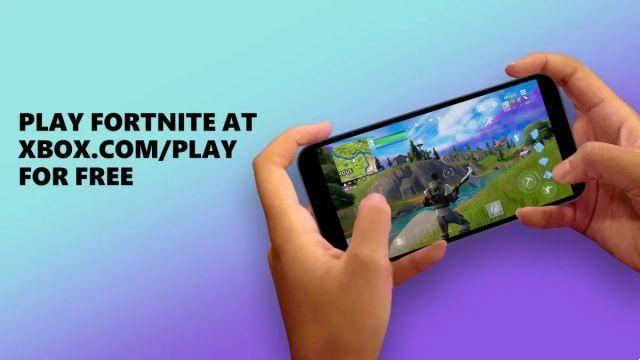 Fortnite playable for free with Xbox Cloud Gaming on iOS, Android and PC
