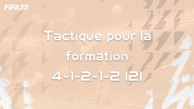 FIFA 22, tactics and instructions for formation 4-1-2-1-2 (2) on FUT