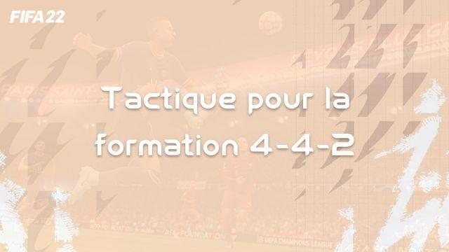 FIFA 22, tactics and instructions for 4-4-2 formation on FUT
