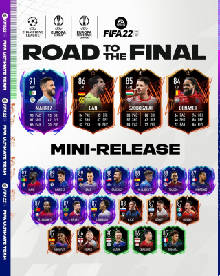 FIFA 22, RTTF, Road to the Finals, date and list of players