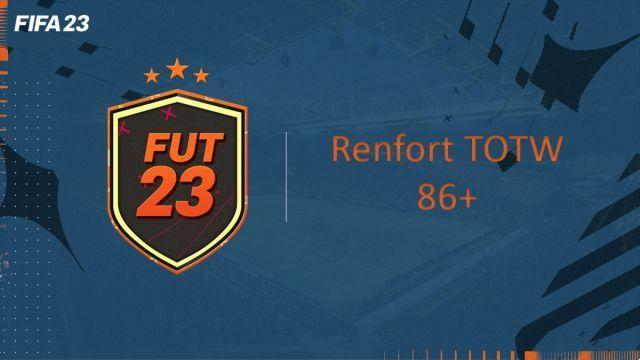 FIFA 23, rinforzo soluzione DCE FUT TOTW 86+