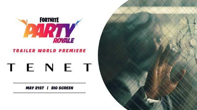 An exclusive trailer for Tenet in Fortnite