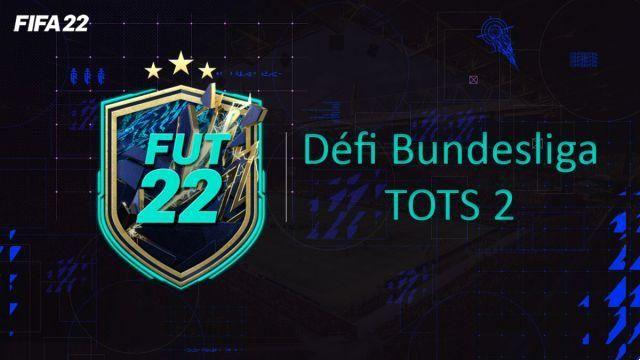 Recorrido del desafío TOTS 22 de FIFA 2, DCE FUT Bundesliga