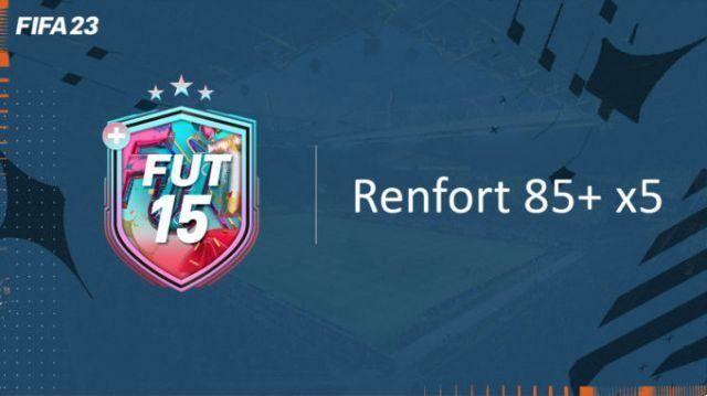 FIFA 23, solução de reforço DCE FUT 85+ x5