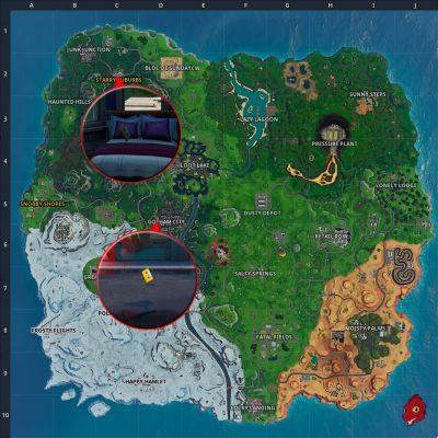 Fortnite: Collect Visitor Logs in Starry Suburbs and Gotham City, Ultimate Effort Season 10 Challenge
