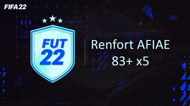 FIFA 22, DCE FUT Solución de refuerzo AFIAE 83+ x5