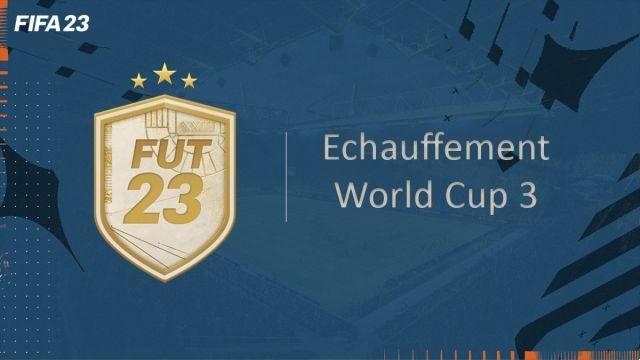 Tutorial del desafío de calentamiento de FIFA 23, DCE FUT FIFA World Cup 3