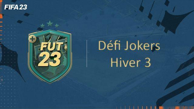 FIFA 23, Soluzione DCE FUT Winter 3 Jokers Challenge
