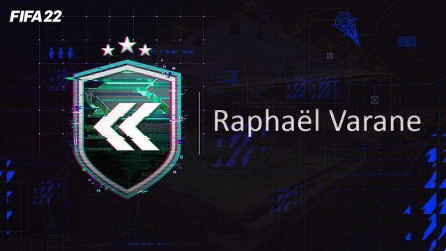 FIFA 22, DCE FUT Walkthrough Raphaël Varane