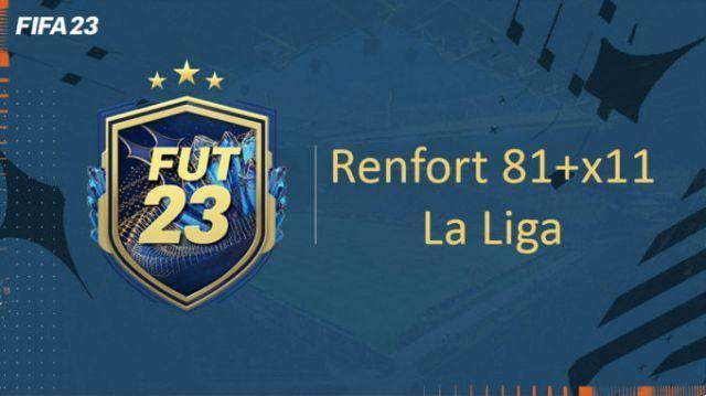FIFA 23, DCE Solución FUT Refuerzo La Liga 81+x11
