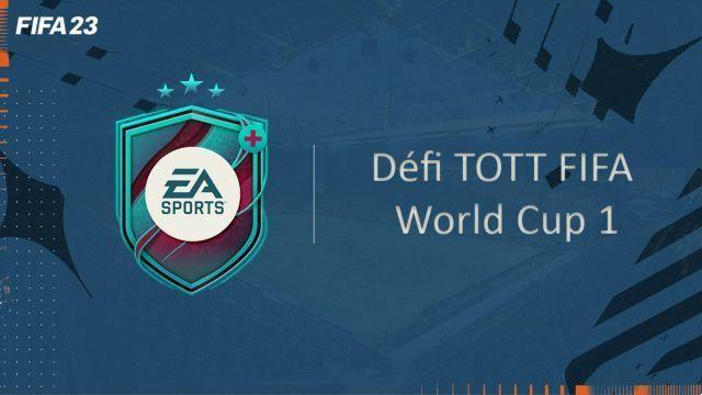 FIFA 23, DCE FUT Walkthrough TOTT Challenge FIFA World Cup 1